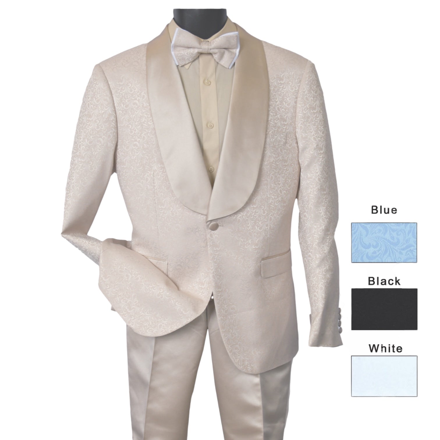 MAZARI: Floral 2pc Slim Suit 9606